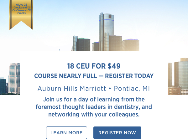 18 CEU for $49
Course Nearly Full — Register Today | Auburn Hills Marriott • Pontiac, MI